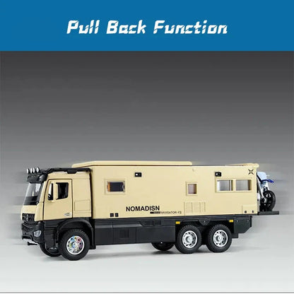Mercedes-benz Nomadison Rv camper truck 1:18 Diecast Scale Model Car