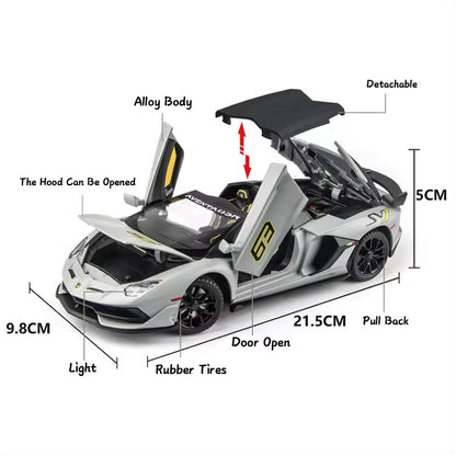 Lamborghini Svj-63 1:18 Diecast Scale Model Car