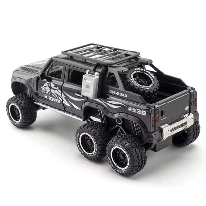 Land Rover Defender Guard 6x6 1:18 Diecast Scale Model Car