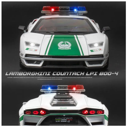 Lamborghini 800 Police 1:18 Diecast Scale Model Car