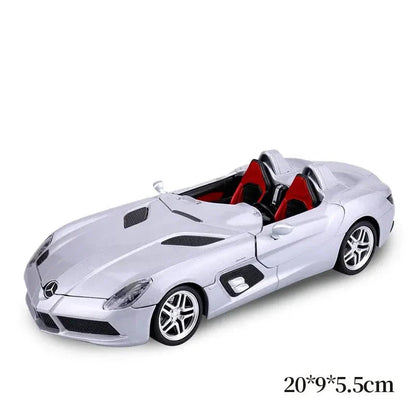 Mercedes-benz Slr Stirling Convertible Sports 1:18 Diecast Scale Model Car
