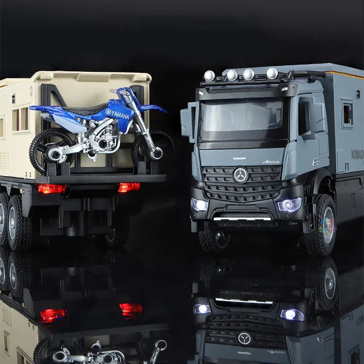 Mercedes-benz Nomadison Rv camper truck 1:18 Diecast Scale Model Car