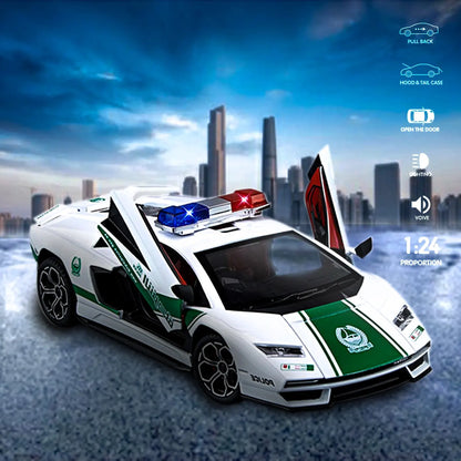 Lamborghini 800 Police 1:18 Diecast Scale Model Car