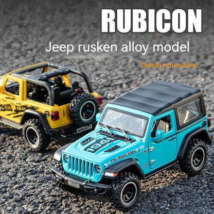 Jeep Wrangler Rubicon Thar 1:18 Diecast Scale Model Car - Big Size