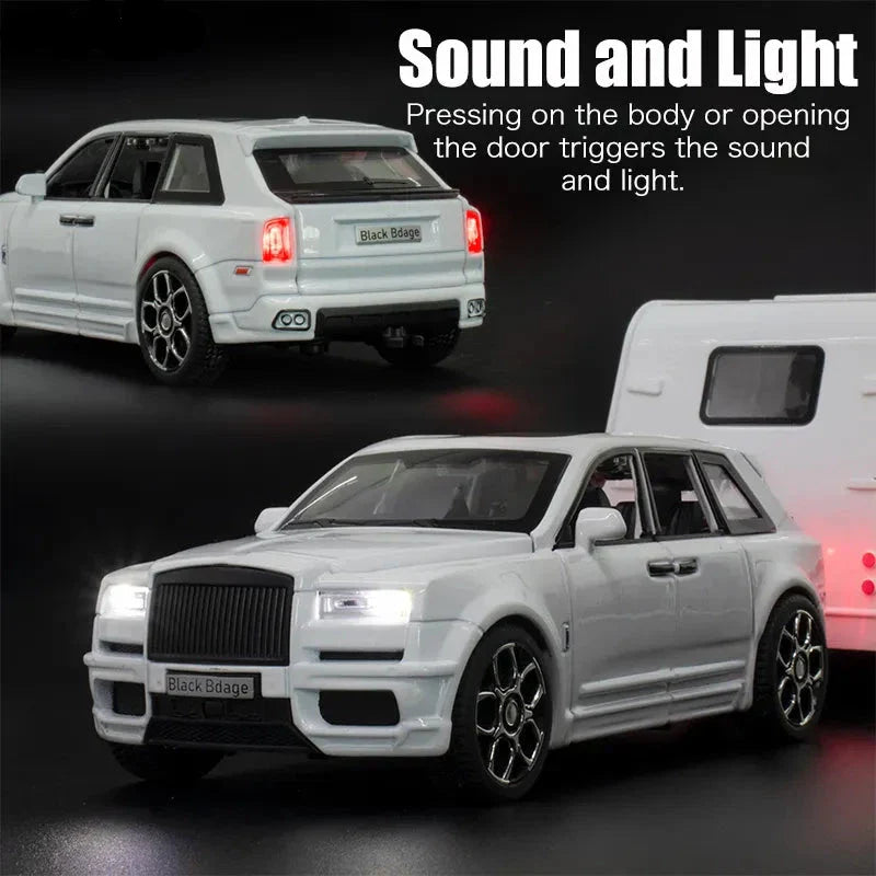 Rolls Royce Cullinan Trailer 1:18 Diecast Scale Model Car