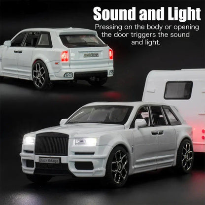 Rolls Royce Cullinan Trailer 1:18 Diecast Scale Model Car