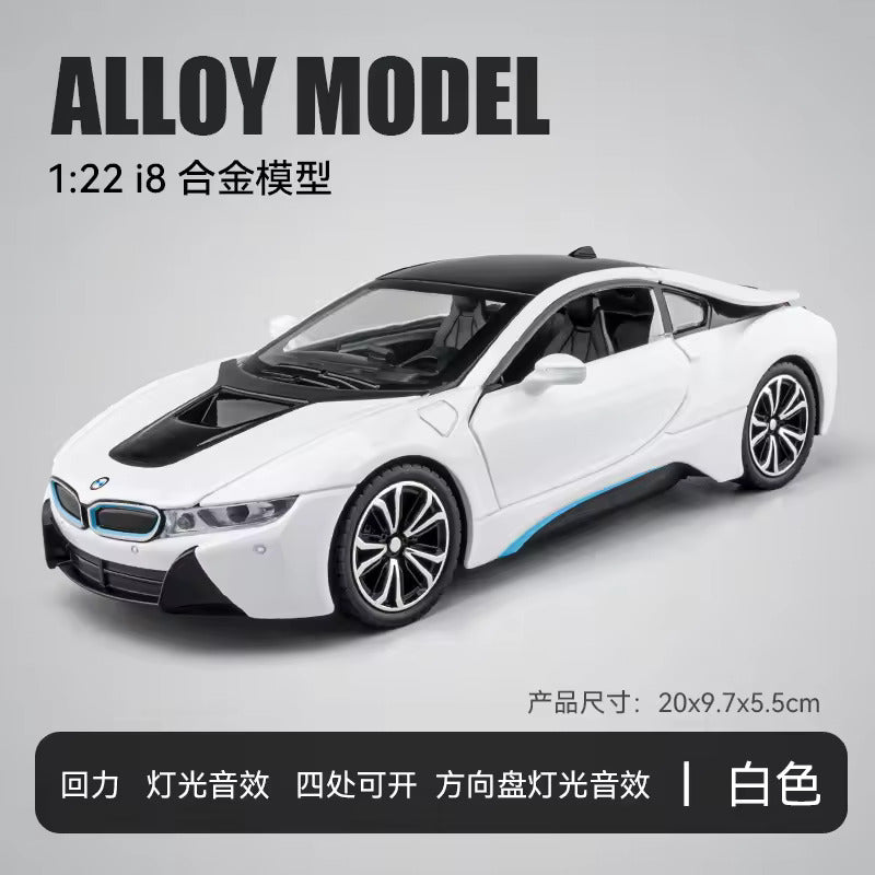 Bmw I8 1:18 Diecast Scale Model Car