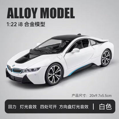 Bmw I8 1:18 Diecast Scale Model Car