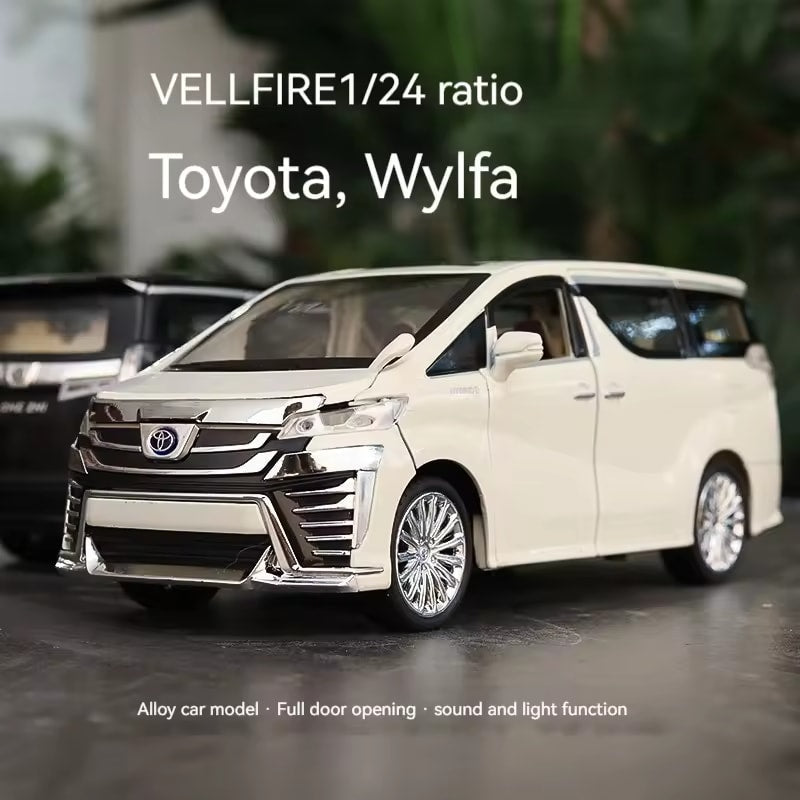 TOYOTA VELLFIRE ALPHARD 1:24 Diecast Scale Model Car