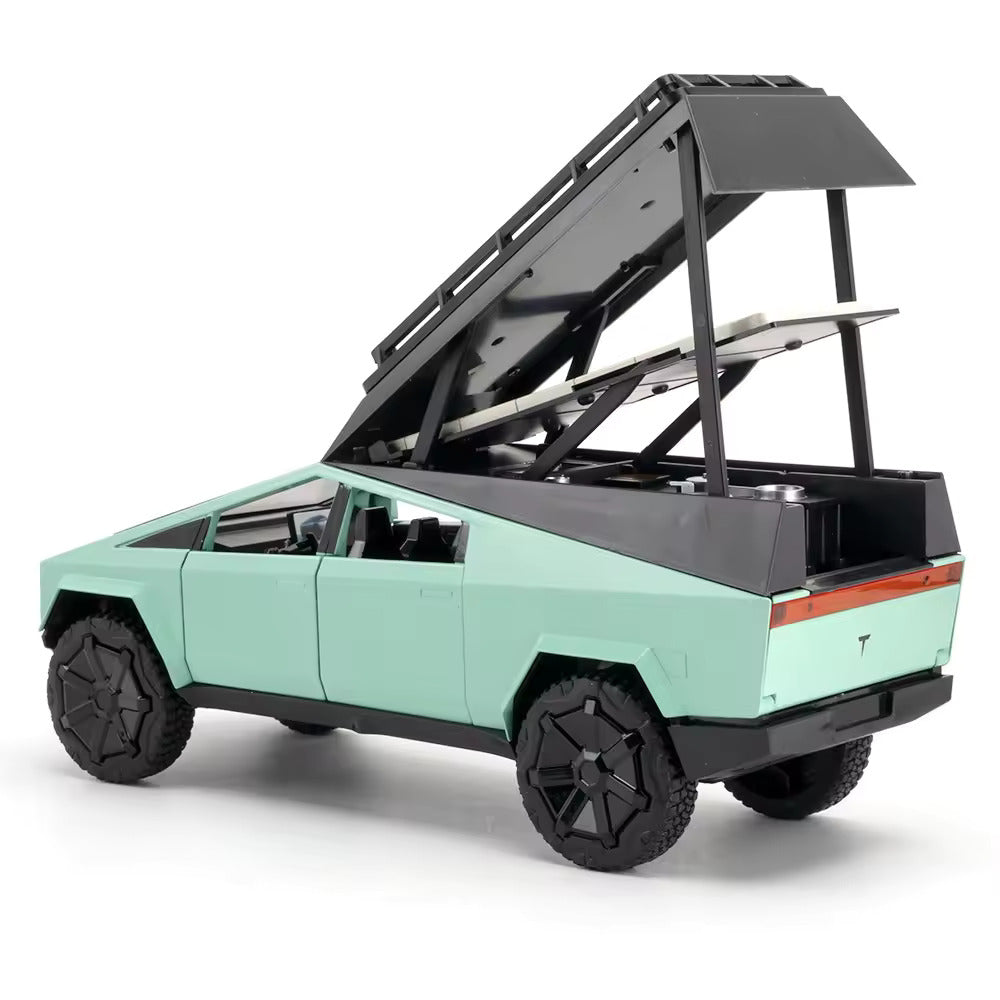Tesla Cybertruck Camping Vehicle 1:18 Diecast Scale Model Car