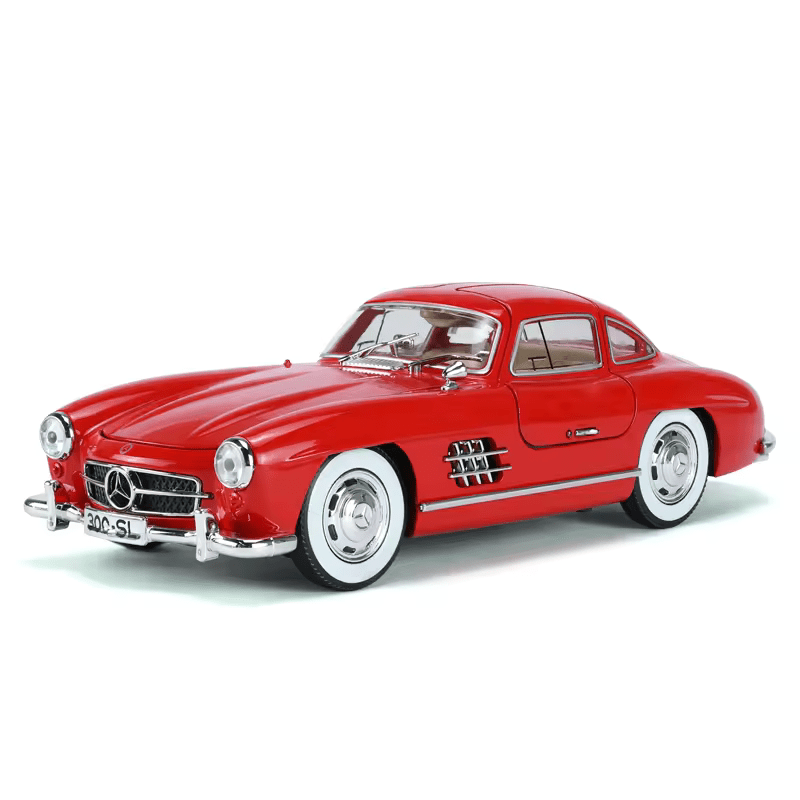 1954 Mercedes-Benz 300SL Vintage 1:18 Diecast Scale Model Car - Big Size