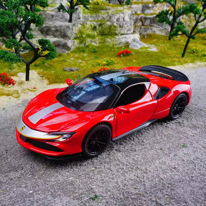 Ferrari Sf90 1:24 Diecast Scale Model Car
