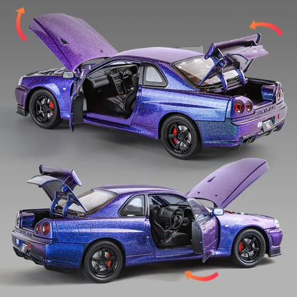 Nissan Skyline R34 GT-R 1:18 diecast scale model car