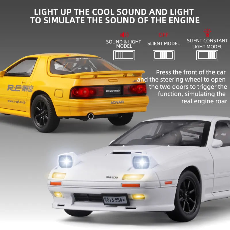 Mazda Rx7 1:18 Diecast Scale Model Car
