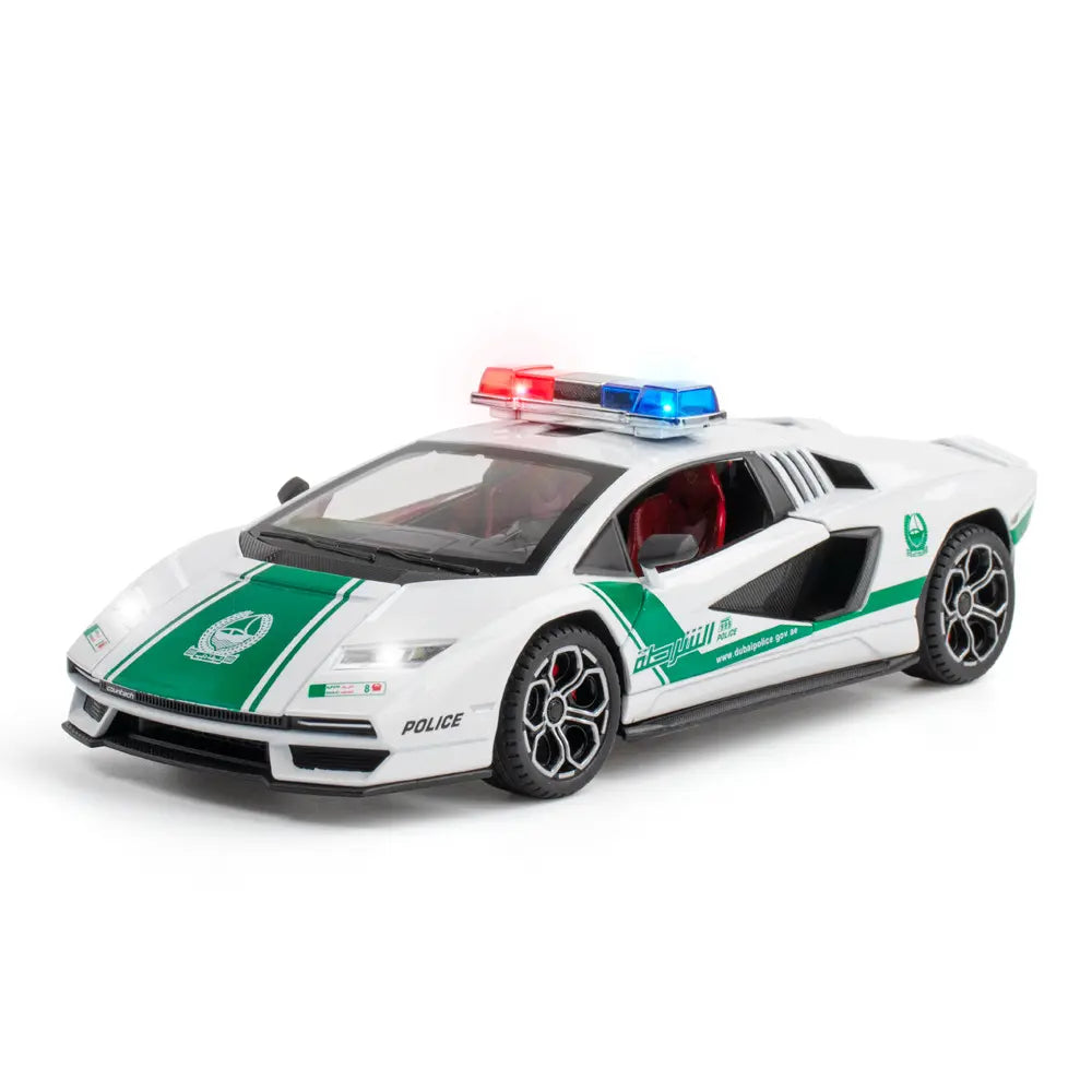 Lamborghini 800 Police 1:18 Diecast Scale Model Car