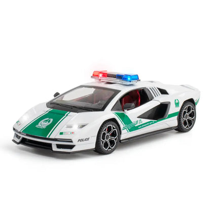 Lamborghini 800 Police 1:18 Diecast Scale Model Car