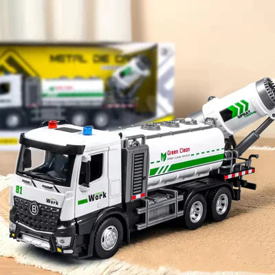 Die-Cast Metal Green Clean Water Spray Toy