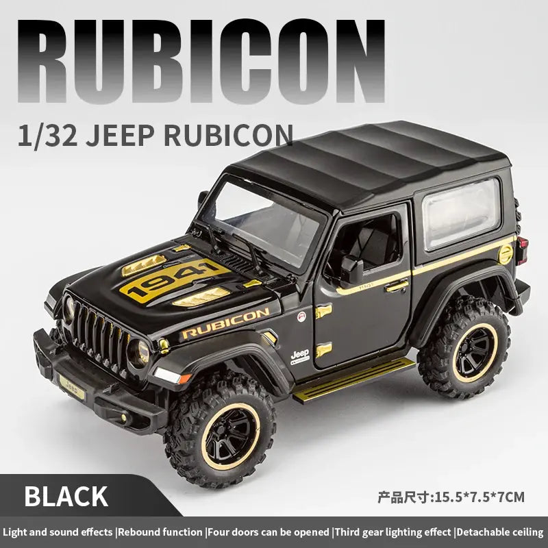 Jeep Wrangler Rubicon Thar 1:18 Diecast Scale Model Car - Big Size