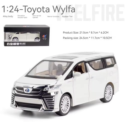 TOYOTA VELLFIRE ALPHARD 1:24 Diecast Scale Model Car