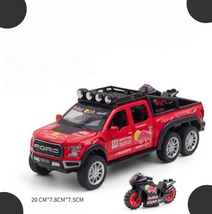 Ford Raptor Red Bull F150 1:18 Diecast Scale Model Car