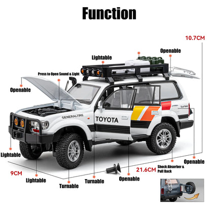Toyota Land Cruiser LC80 1:18 Diecast Scale Model Car
