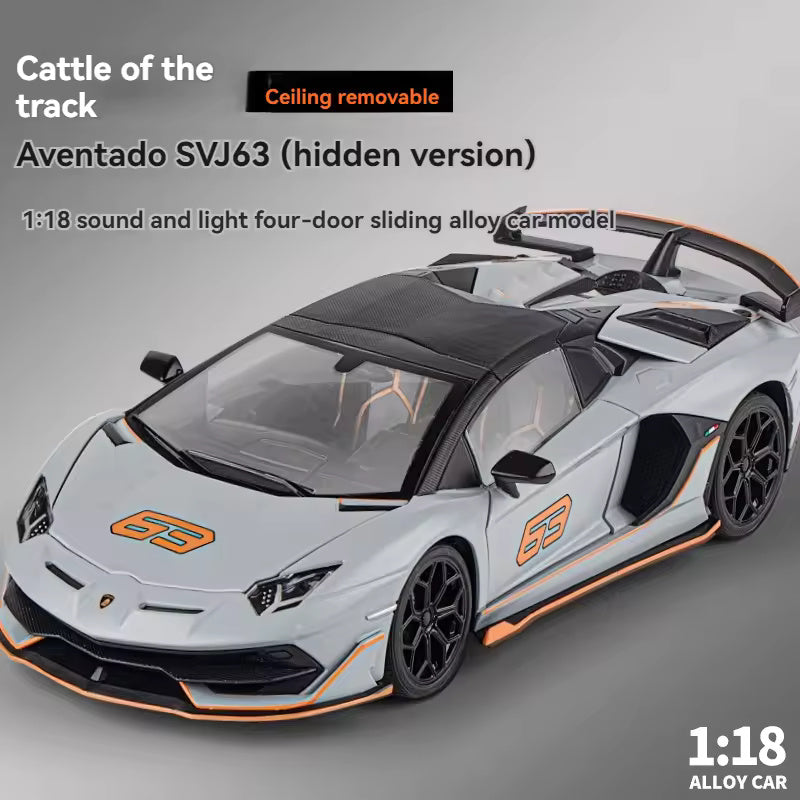 Lamborghini Svj-63 1:18 Diecast Scale Model Car