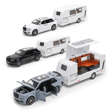 Rolls Royce Cullinan Trailer 1:18 Diecast Scale Model Car