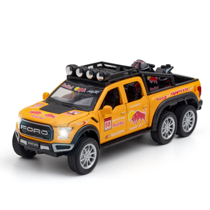 Ford Raptor Red Bull F150 1:18 Diecast Scale Model Car
