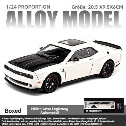 Dodge Challenger SRT Hellcat 1:18 Diecast Scale Model Car - Big Size
