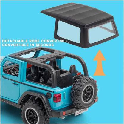 Jeep Wrangler Rubicon Thar 1:18 Diecast Scale Model Car - Big Size