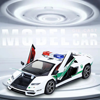 Lamborghini 800 Police 1:18 Diecast Scale Model Car