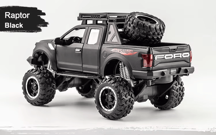 Ford Raptor F-150 Suv 1:18 Diecast Scale Model Car