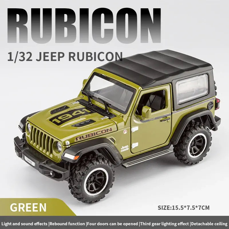 Jeep Wrangler Rubicon Thar 1:18 Diecast Scale Model Car - Big Size
