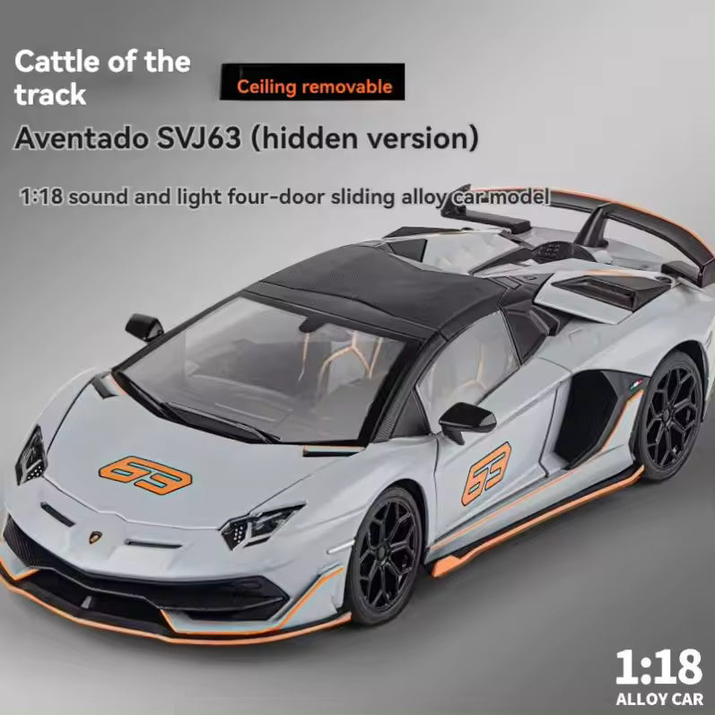 Lamborghini Svj-63 1:18 Diecast Scale Model Car