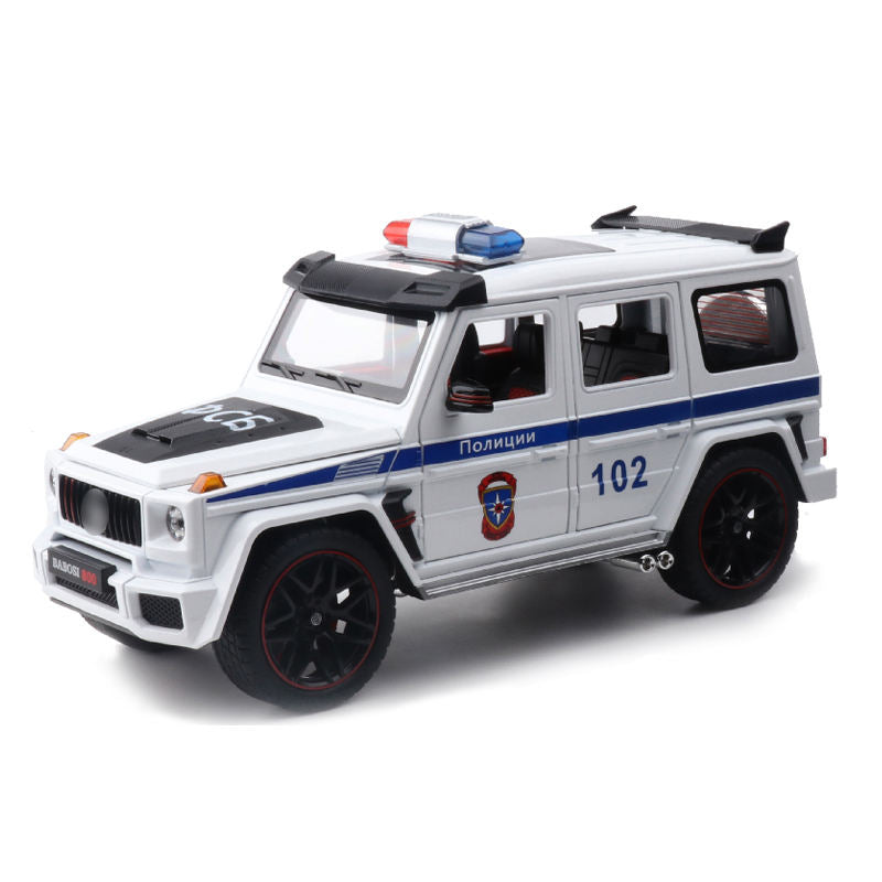 Mercedes-Benz G-Wagon Brabus police 1:18 diecast scale model car