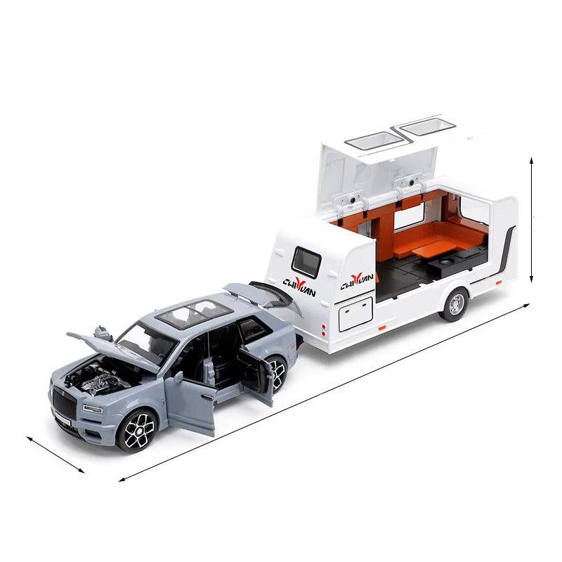 Rolls Royce Cullinan Trailer 1:18 Diecast Scale Model Car