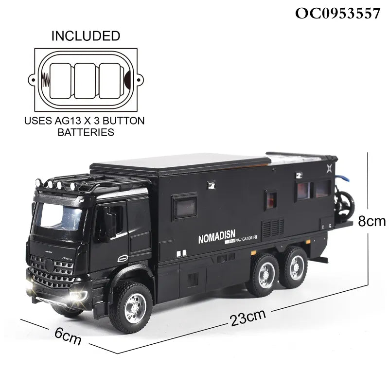 Mercedes-benz Nomadison Rv camper truck 1:18 Diecast Scale Model Car