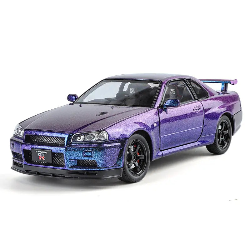 Nissan Skyline R34 GT-R 1:18 diecast scale model car