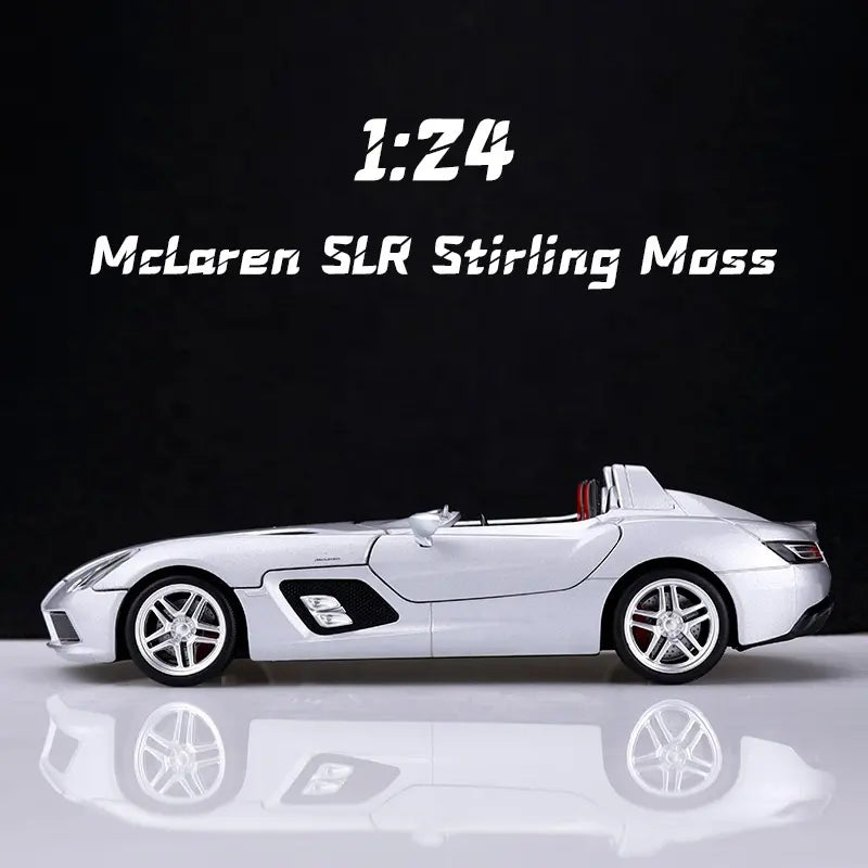 Mercedes-benz Slr Stirling Convertible Sports 1:18 Diecast Scale Model Car