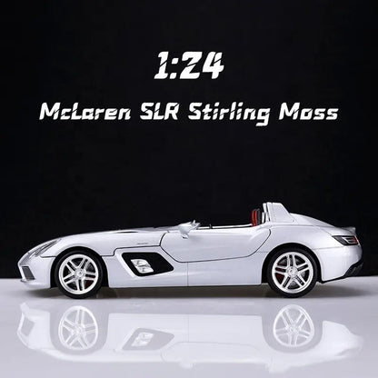 Mercedes-benz Slr Stirling Convertible Sports 1:18 Diecast Scale Model Car