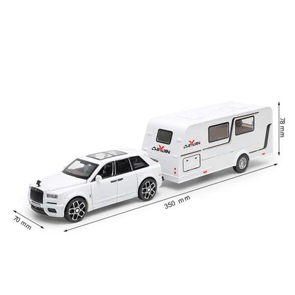 Rolls Royce Cullinan Trailer 1:18 Diecast Scale Model Car