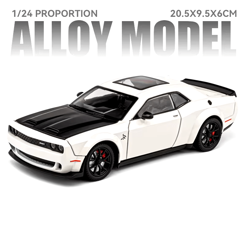 Dodge Challenger SRT Hellcat 1:18 Diecast Scale Model Car - Big Size