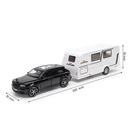 Rolls Royce Cullinan Trailer 1:18 Diecast Scale Model Car