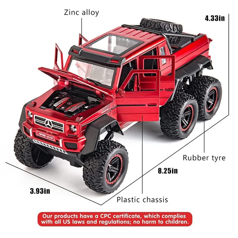 Mercedes Benz G63 AMG 6x6 1:18 Diecast Scale Model Car