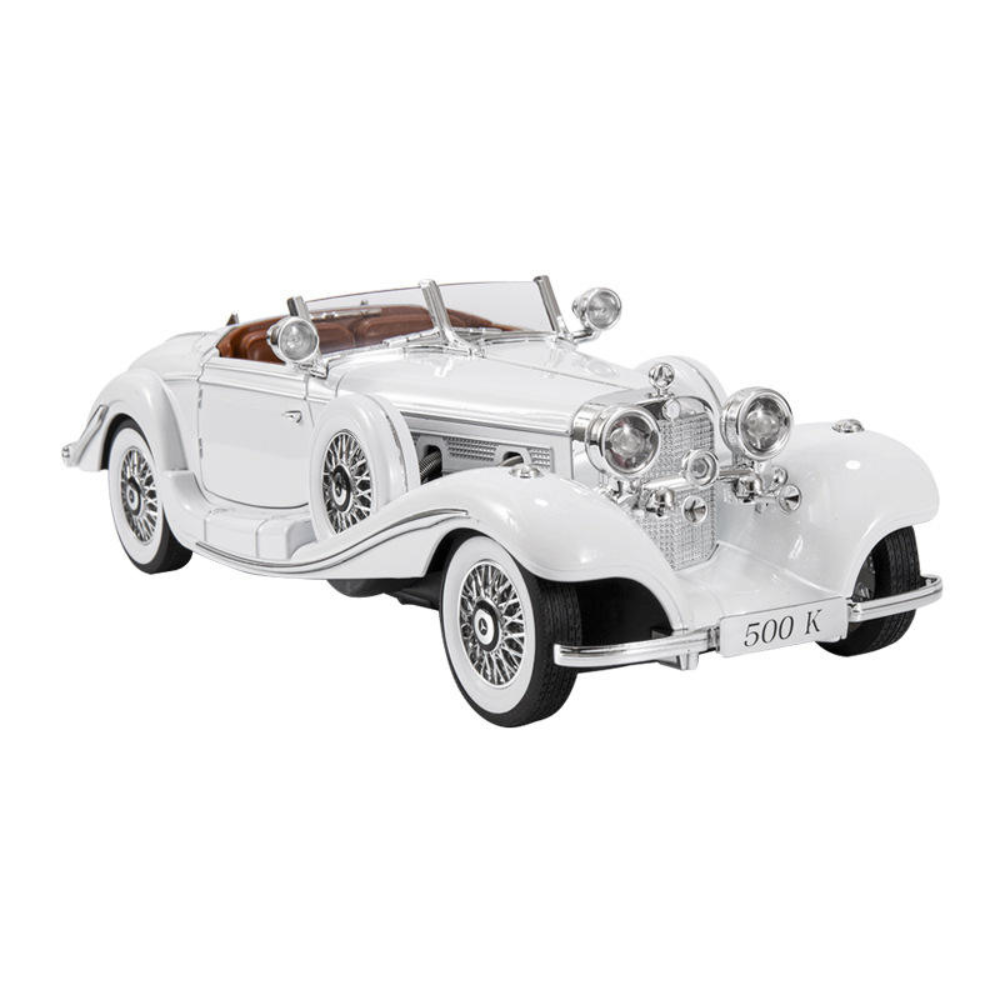 Vintage 1936 Mercedes Benz 500K 1:18 Roadster Diecast Scale Model Car