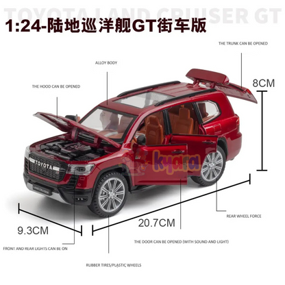Toyota Land Cruiser GR Sport SUV 1:18 Diecast Scale Model Car