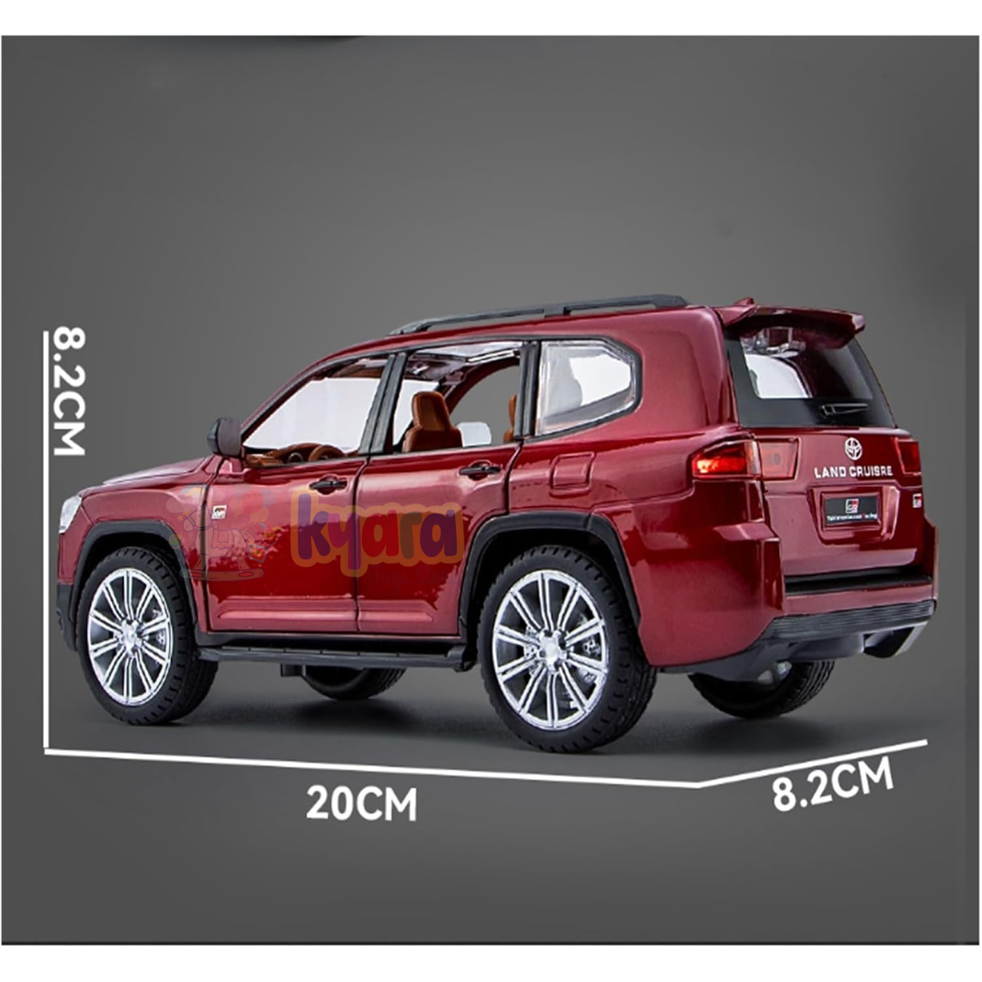 Toyota Land Cruiser GR Sport SUV 1:18 Diecast Scale Model Car