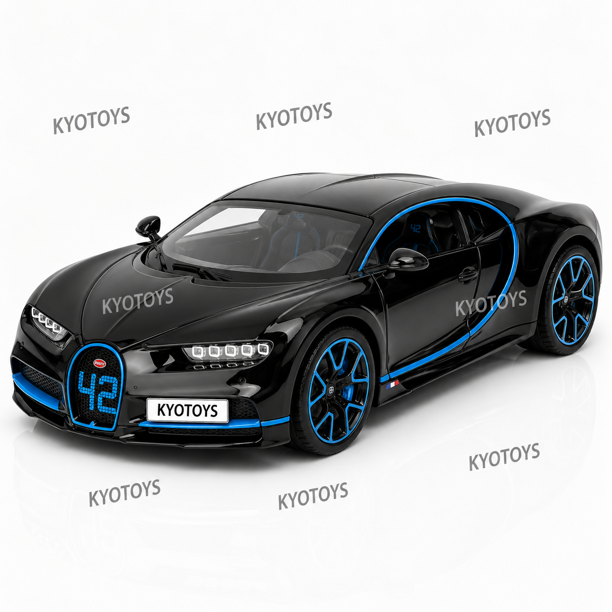 BUGATTI  CHIRON 1:24 Diecast Scale Model Car