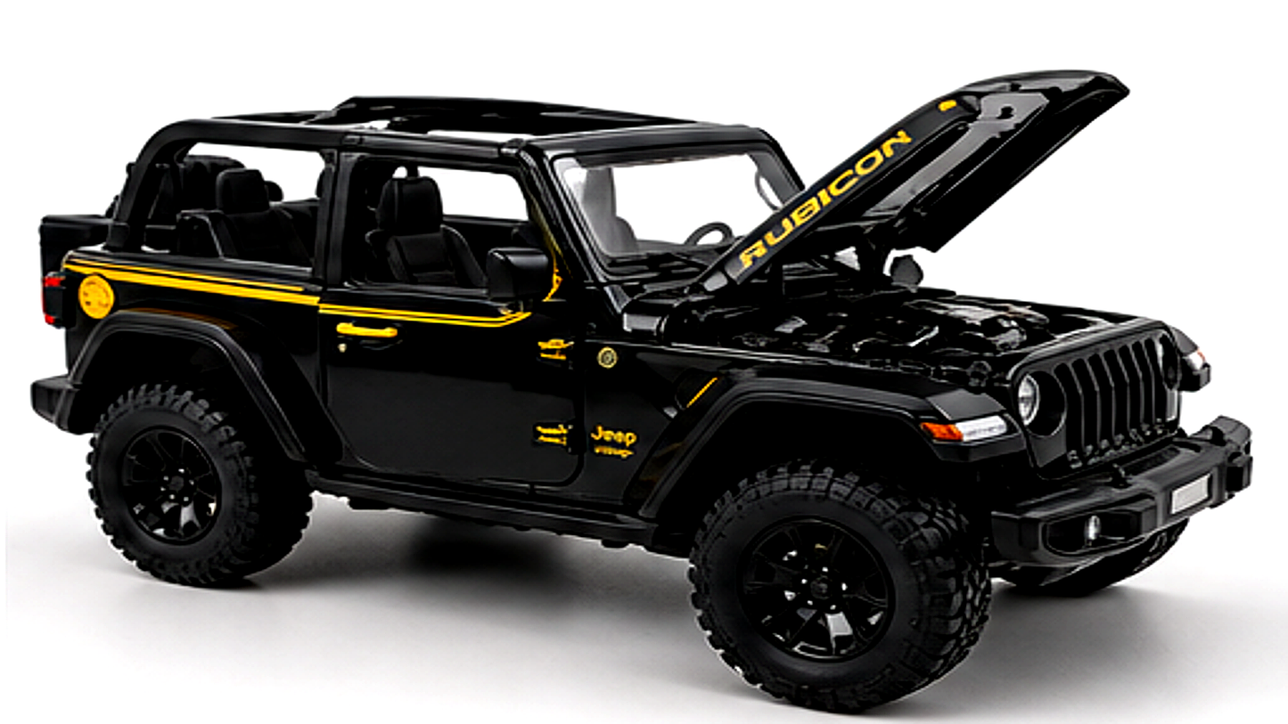 Jeep Wrangler Rubicon Thar 1:18 Diecast Scale Model Car - Big Size