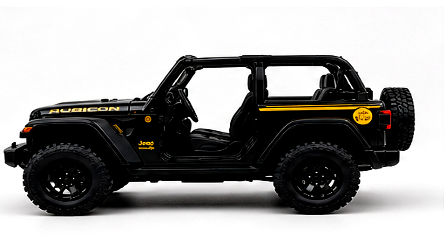 Jeep Wrangler Rubicon Thar 1:18 Diecast Scale Model Car - Big Size